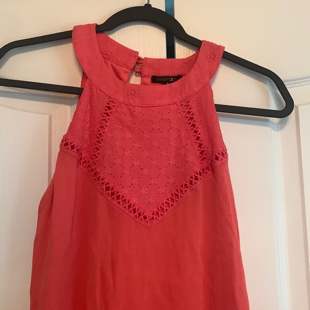 NWT Papermoon Eyelet Detail Top